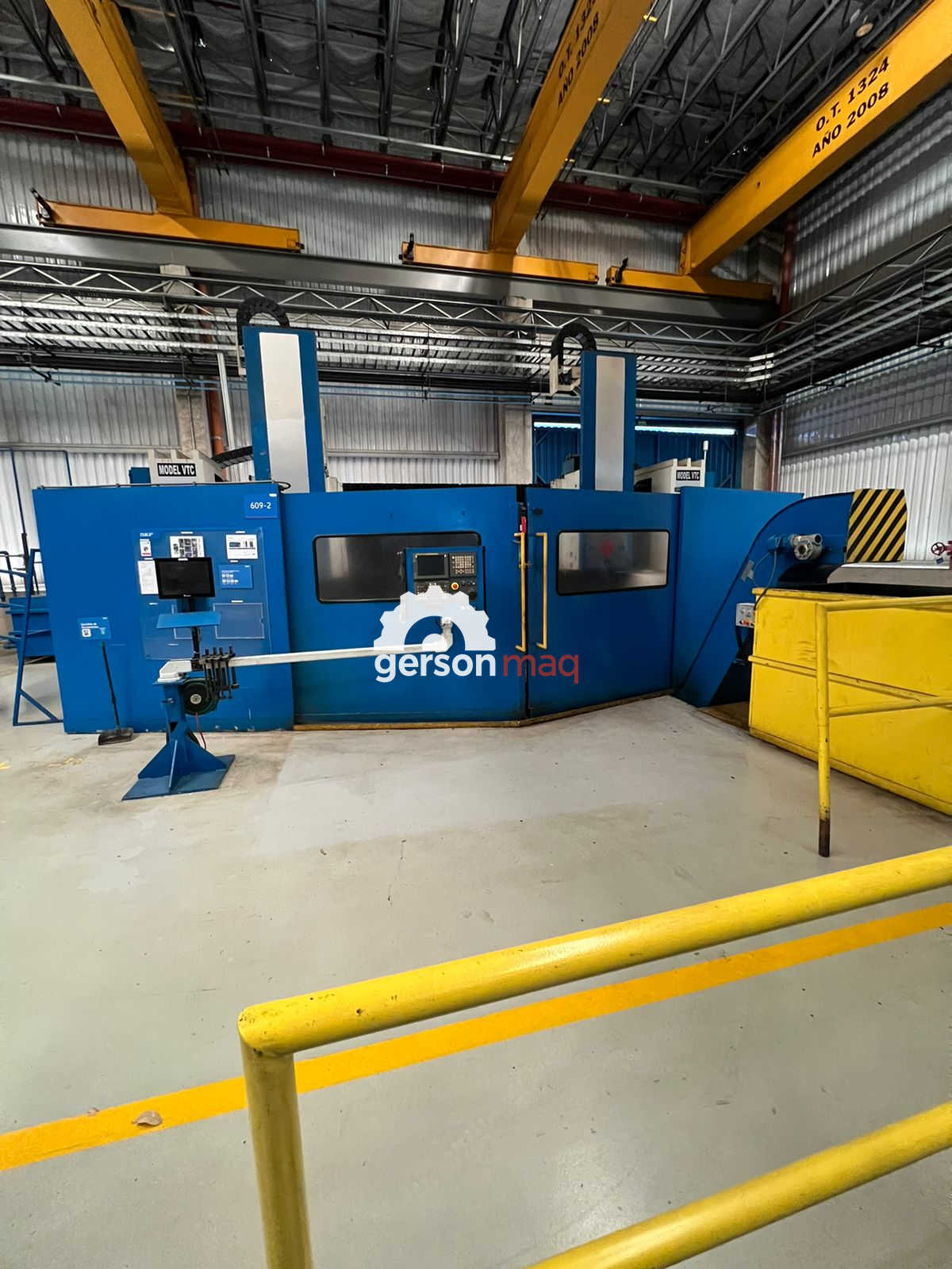 CENTRO DE TORNEAMENTO VERTICAL PHOENIX USA VTC 144/160 – 4000 mm - 2008 MÁQUINA INSTALADA EM 2016